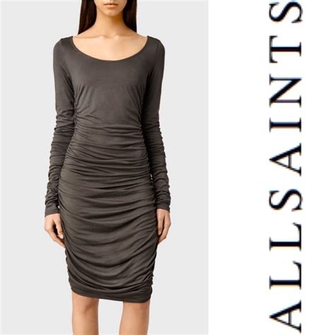 all saints long sleeve dresses